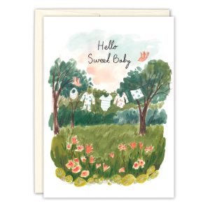 Biely & Shoaf – Clothesline Baby Card