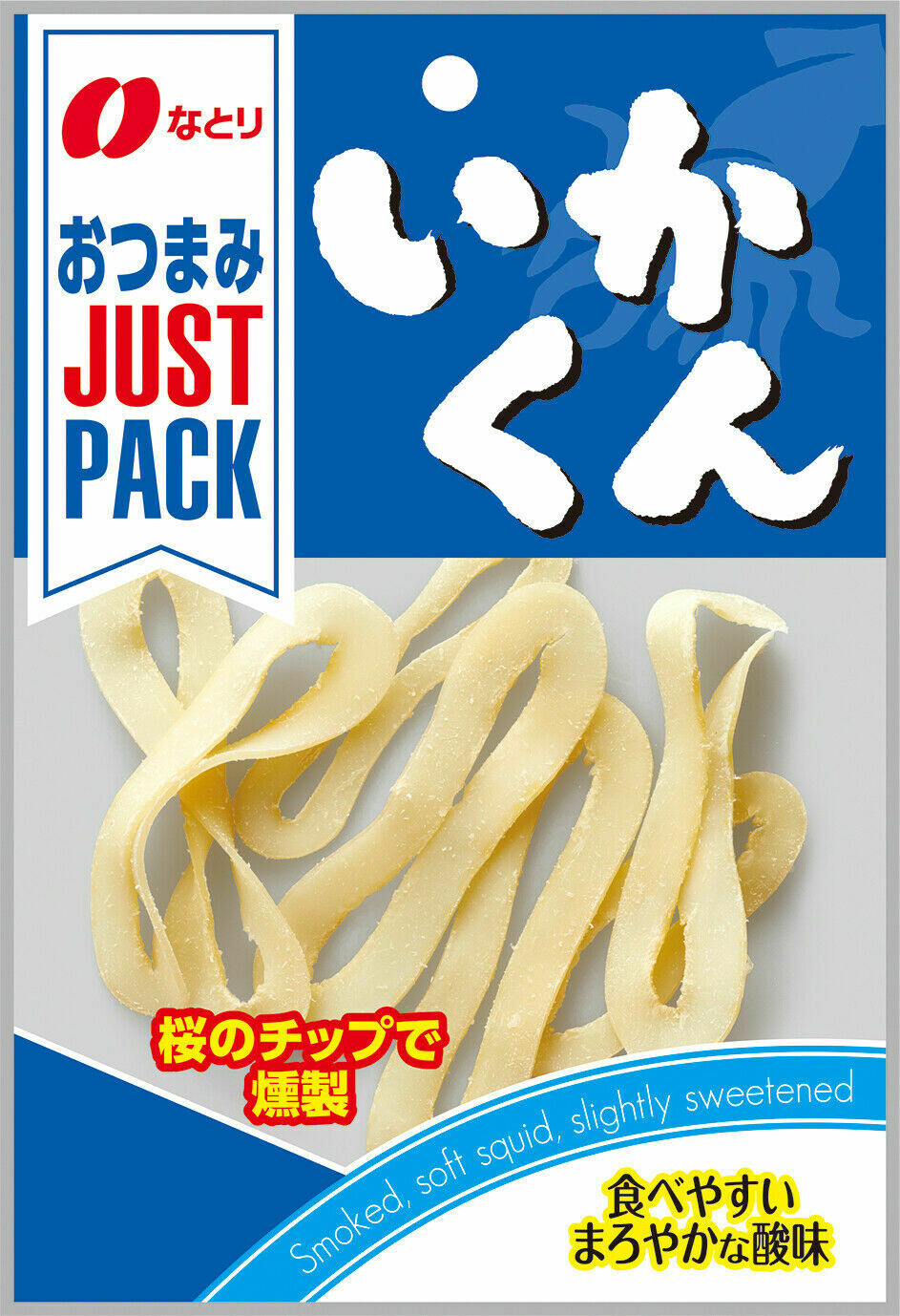 Natori, Just Pack “Ikakun” Smoked Soft Squid Strip, 16g,