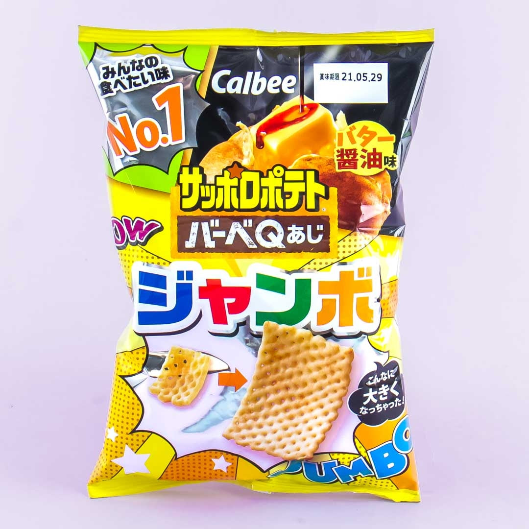 Calbee Sapporo Jumbo Potato Snacks – Butter Soy Sauce