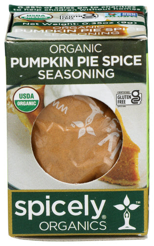 Spicely Organics Seasoning Pumpkin Spice Box 0.35 Oz – Pack Of 6