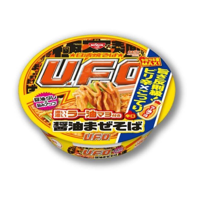 Nissin – Yakisoba U.F.O. Rich Shoyu Mix Noodles with Chili Oil Mayo