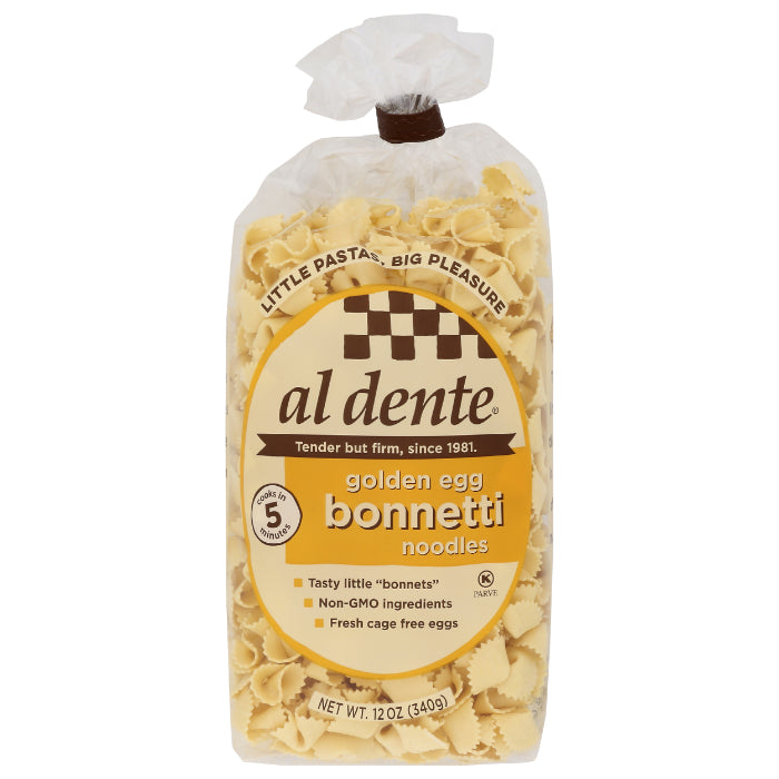 Al Dente – Golden Bonnetti Pasta, 12 Oz – Pack of 6