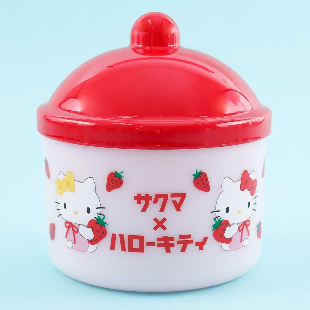 Hello Kitty & Mimi x Sakuma Strawberry Candy Jar