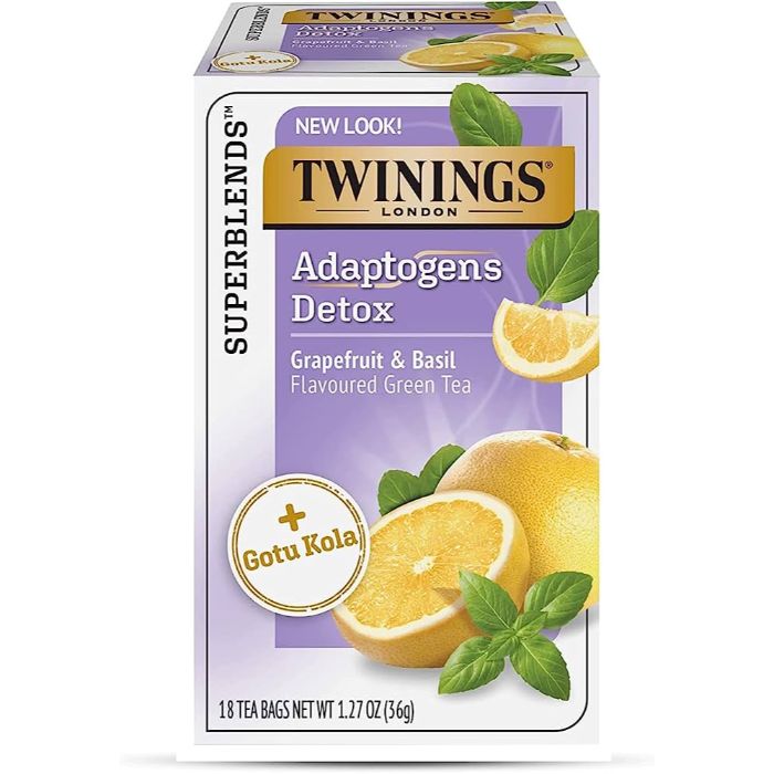 Twinings – Tea Adaptogens Detox, 18 Bags | Pack of 6