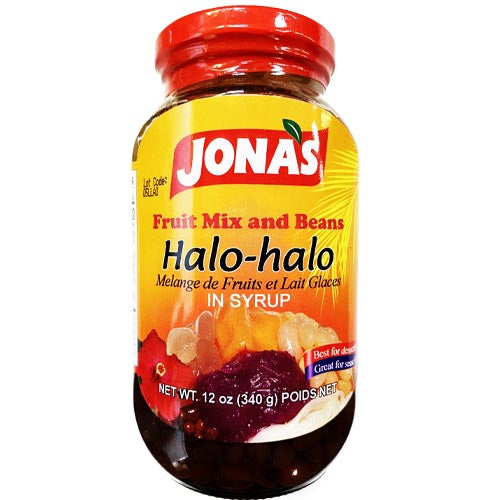 Jonas – Fruit Mix and Beans – Halo-Halo in Syrup – 12 OZ