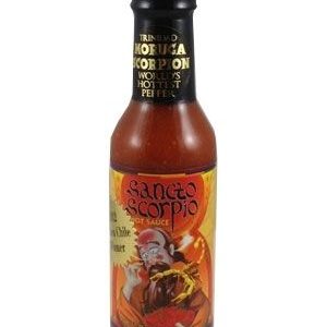 Sancto Scorpio Hot Sauce (Trinidad MORUGA), 5oz.