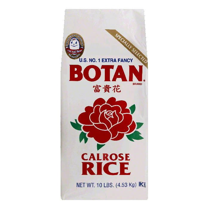 Botan – Rice Calrose, 10 lb – Pack of 4
