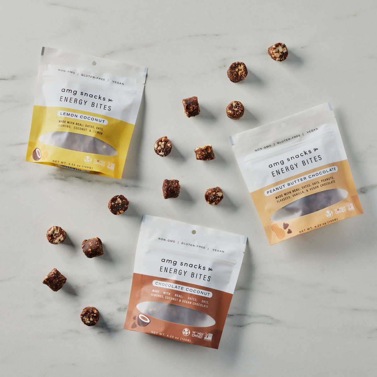 AMG Snacks Variety Flavor Pack – 6 Flavors – 6 Packs x 4 oz case