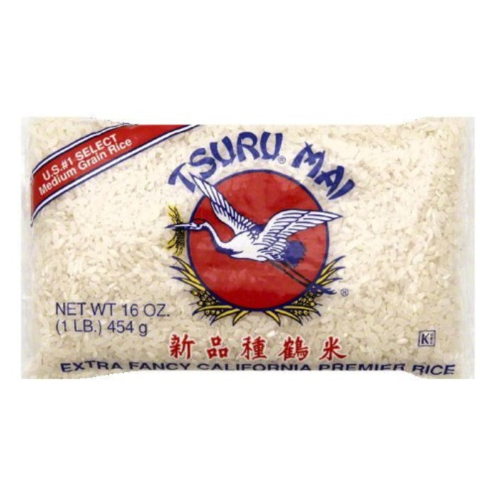 Kokuho – Tsurumai White Extra Fancy Rice, 16 Oz – Pack of 12