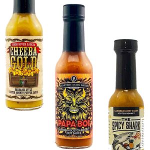 Best Of Scotch Bonnet Hot Sauces Set, 3/5oz.