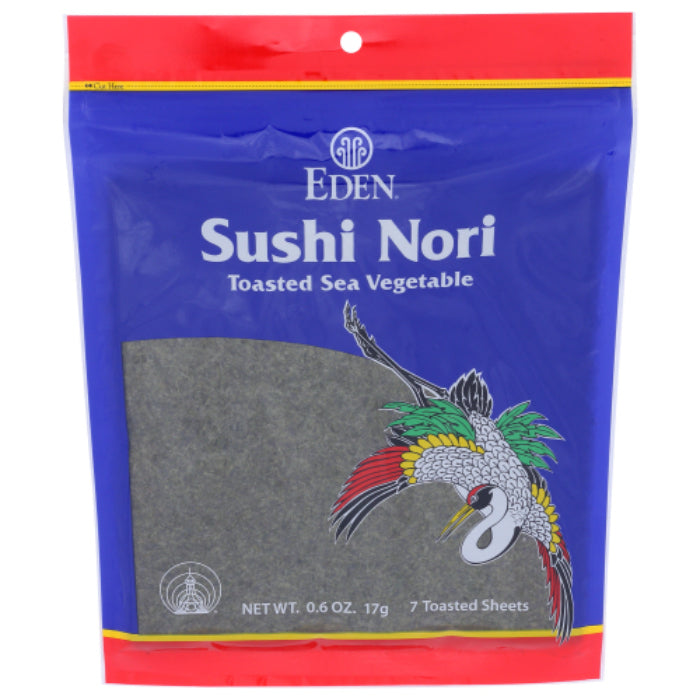 EDEN FOODS – NORI SUSHI TSTD 7SHEETS 0.6 OZ – Pack of 1