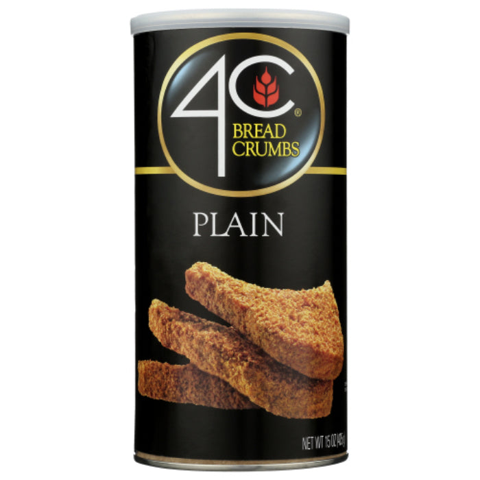 4C Foods – Bread Crumbs Plain, 15 Oz | Pack of 6