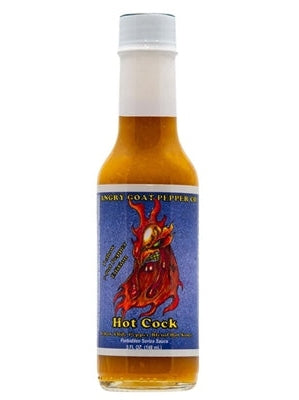 Hot Sauce Hot Cock Angry Goat Pepper 5 oz Heat 9