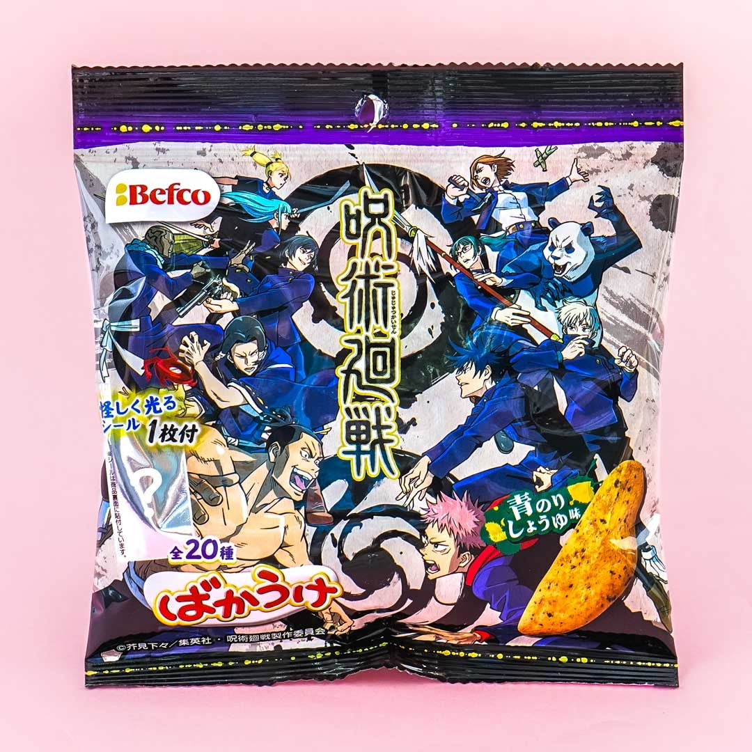 Jujutsu Kaisen Kuriyama Rice Crackers – Nori Soy Sauce