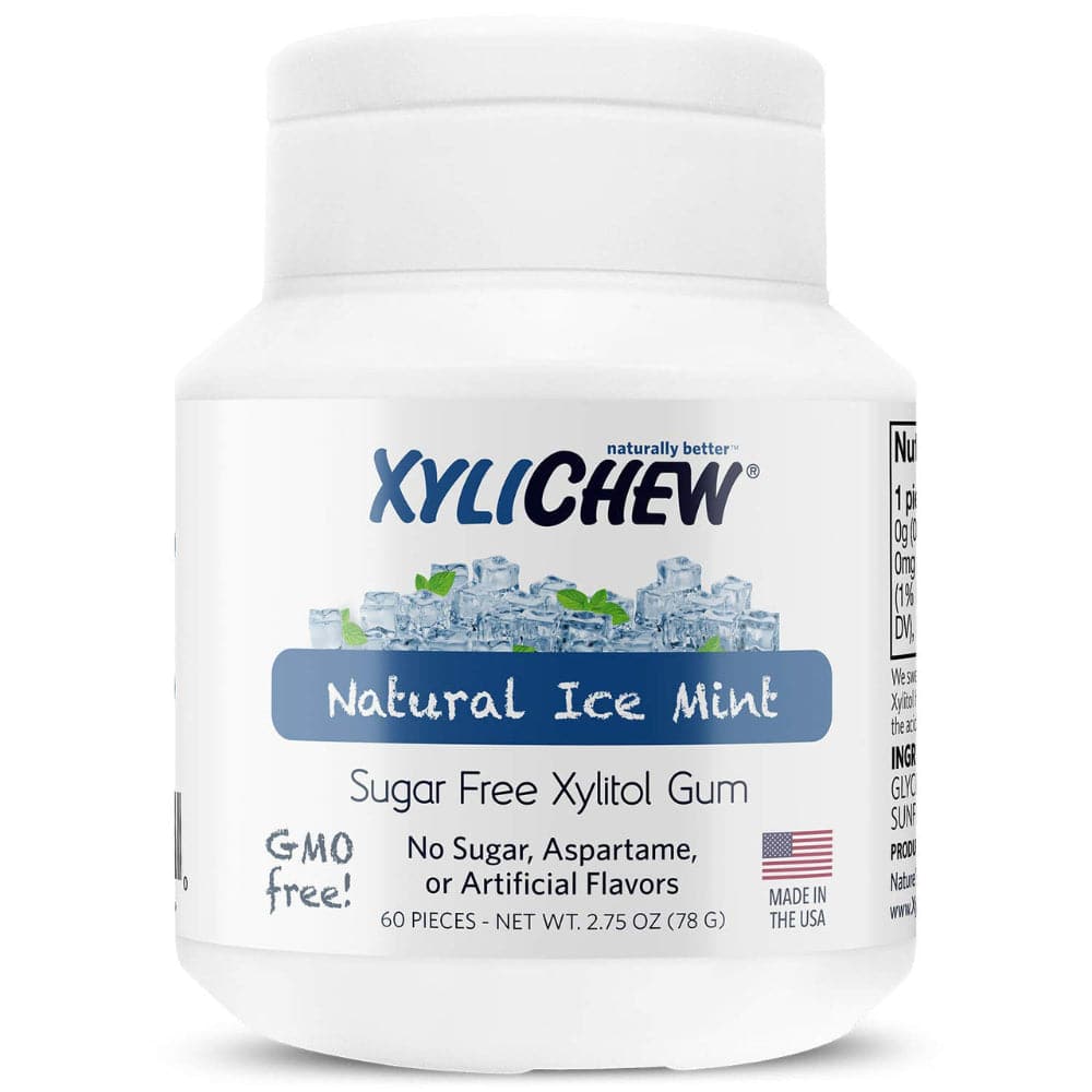 Xylichew – Sugar Free Chewing Gum Ice Mint Jar
