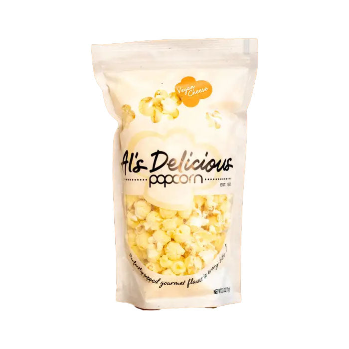 Al’s Popcorn 2.5oz – Vegan Cheese, Black Truffle & Spicy Cajun