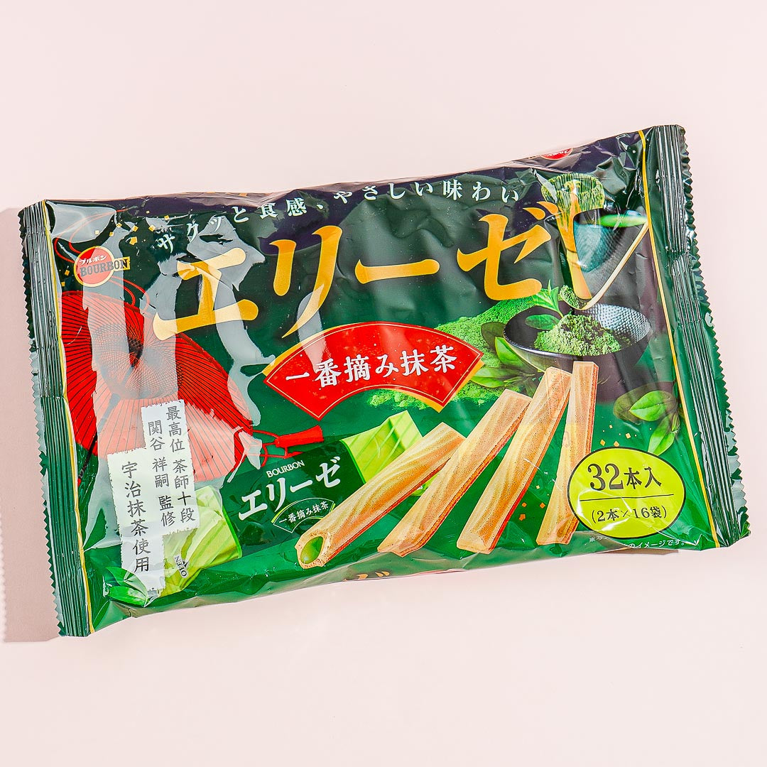 Bourbon Elise Wafer Sticks – Ichiban Picked Matcha