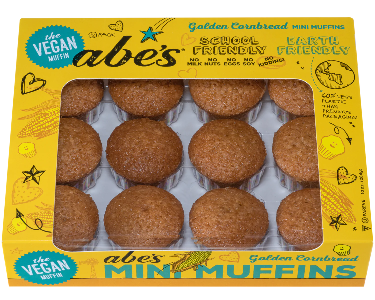 Abe’s – Mini Muffins, 12ct | Multiple Flavors | Pack of 12
