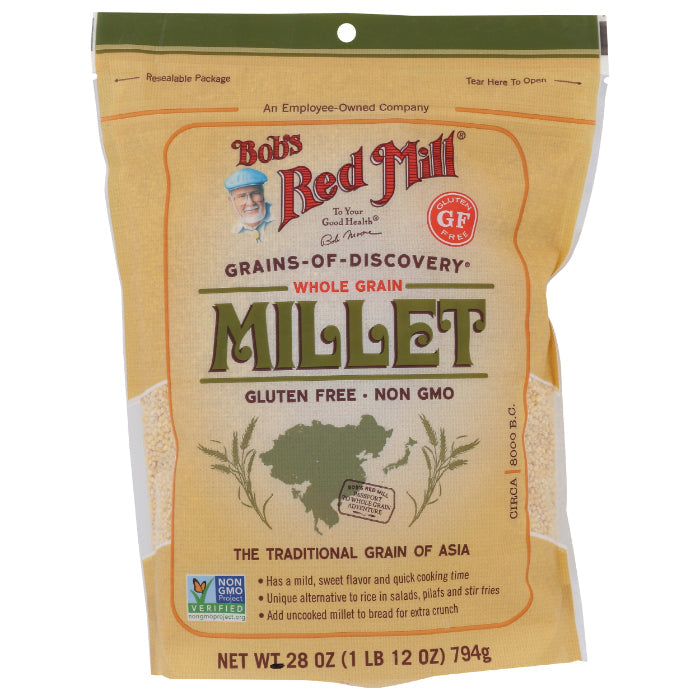 Bob’s Red Mill – Millet, 28 OZ – Pack of 4