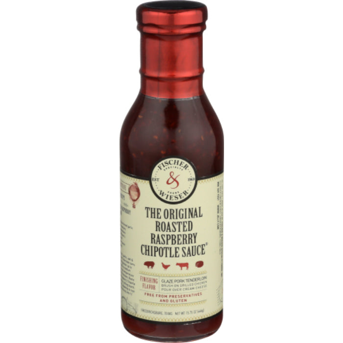 Fischer & Wieser – Sauce Chipotle Roasted Raspberry 15.8 Oz – Pack Of