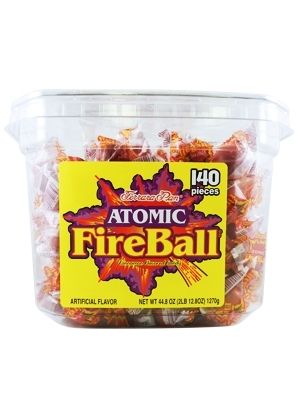 Atomic Fireballs 140ct. In Plastic Jug, 44.8oz.