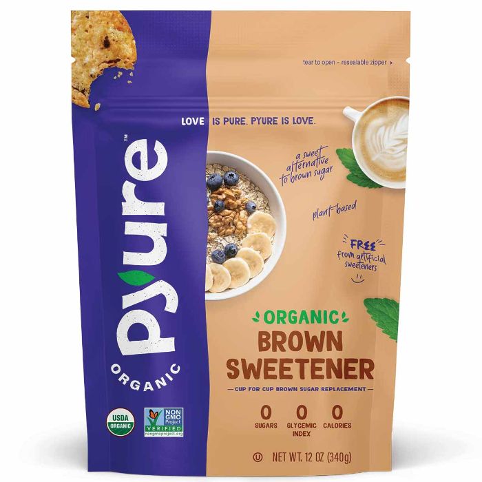 Pyure Sweetener Brown Organic 12 Oz – Pack Of 6