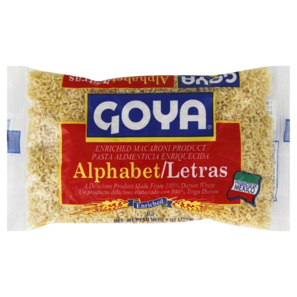 Goya – Alphabet Pasta, 7 Oz (Pack of 20)