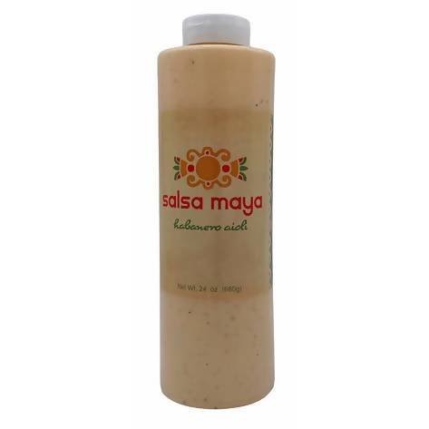 Salsa Maya Habanero Aioli Squeeze – 6 Bottles x 24oz