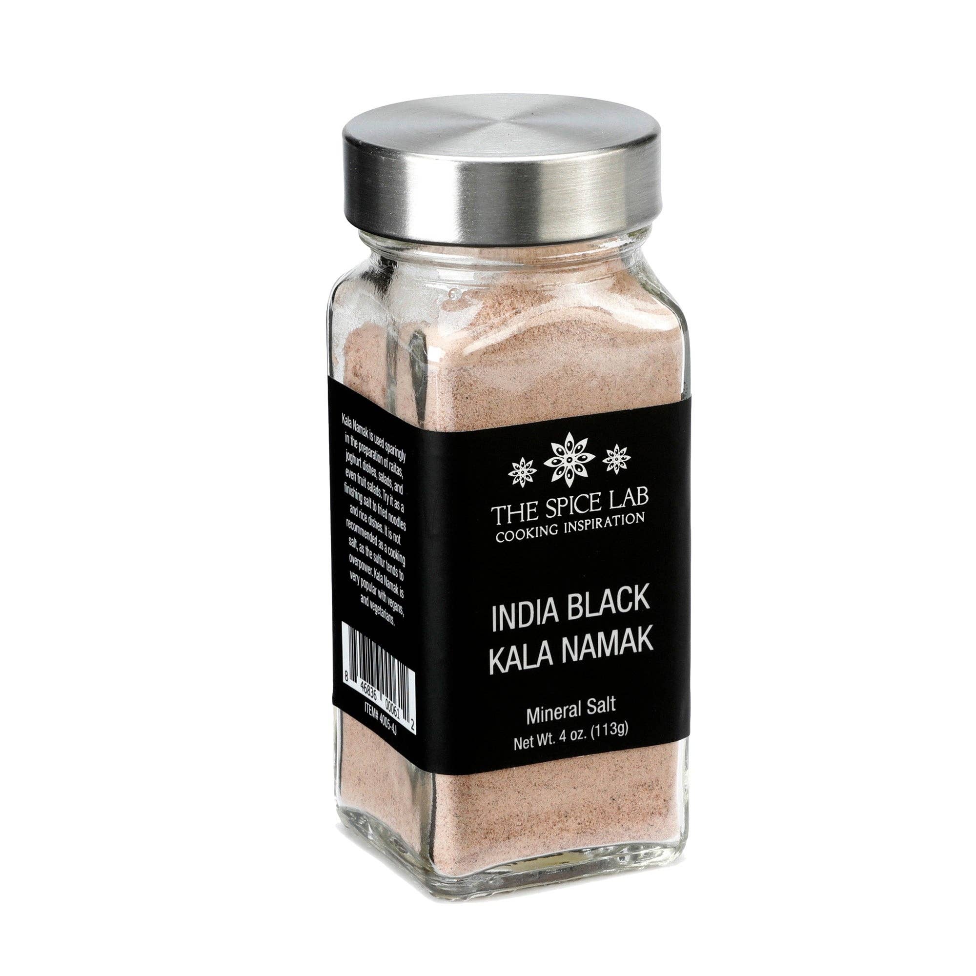 THE SPICE LAB – India Kala Namak Black Salt (Fine Grain) – 4 oz