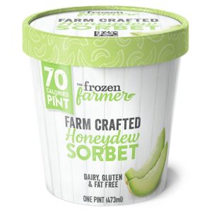 The Frozen Farmer Sorbet Honeydew 16 Oz – Pack Of 8