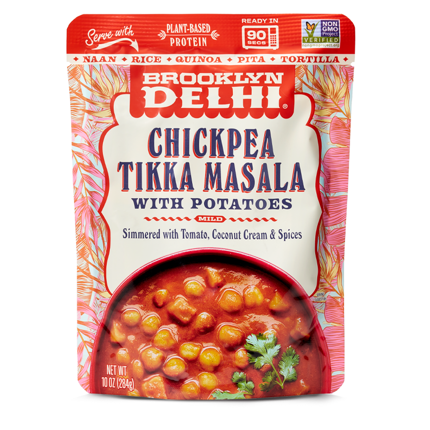 Brooklyn Delhi Chickpea Tikka Masala Pouch – 6 pouches case