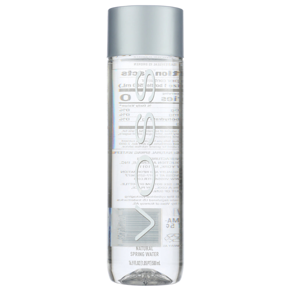 VOSS – Natural Spring Water, 16.9 Fl Oz | Pack of 24