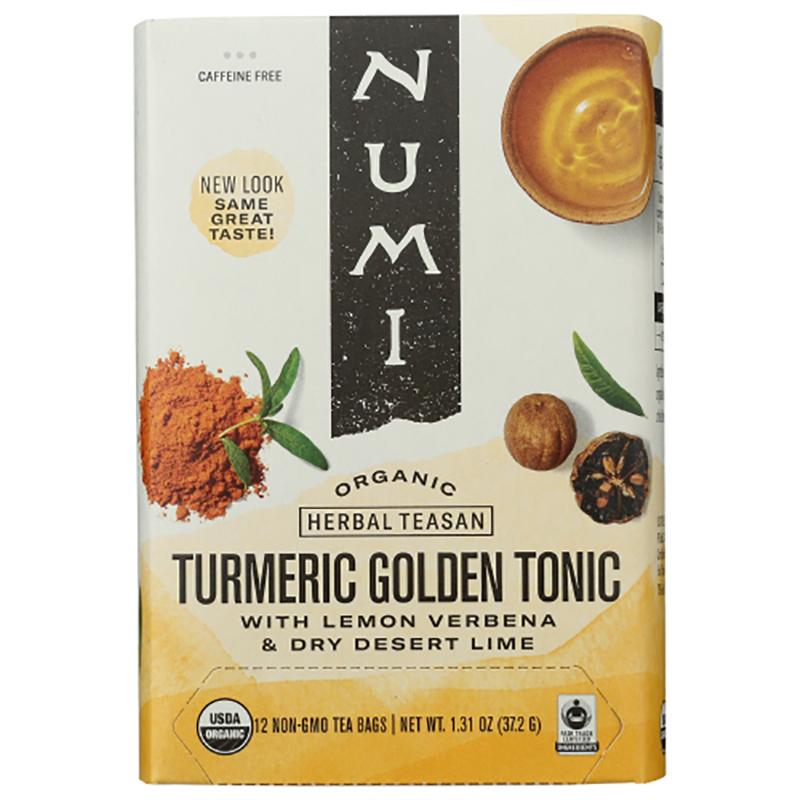 Numi Tea – Golden Tonic Turmeric Tea, 1.31oz