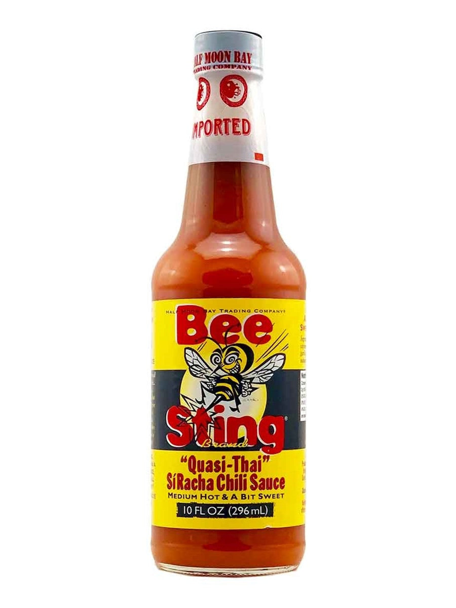 Hot Sauce Bee Sting Quasi-Thai Sriracha Chili Sauce Medium hot and bit