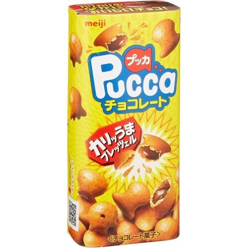Meiji “Pukka Choco” Biscuit Filled with Milk Chocolate, 43g