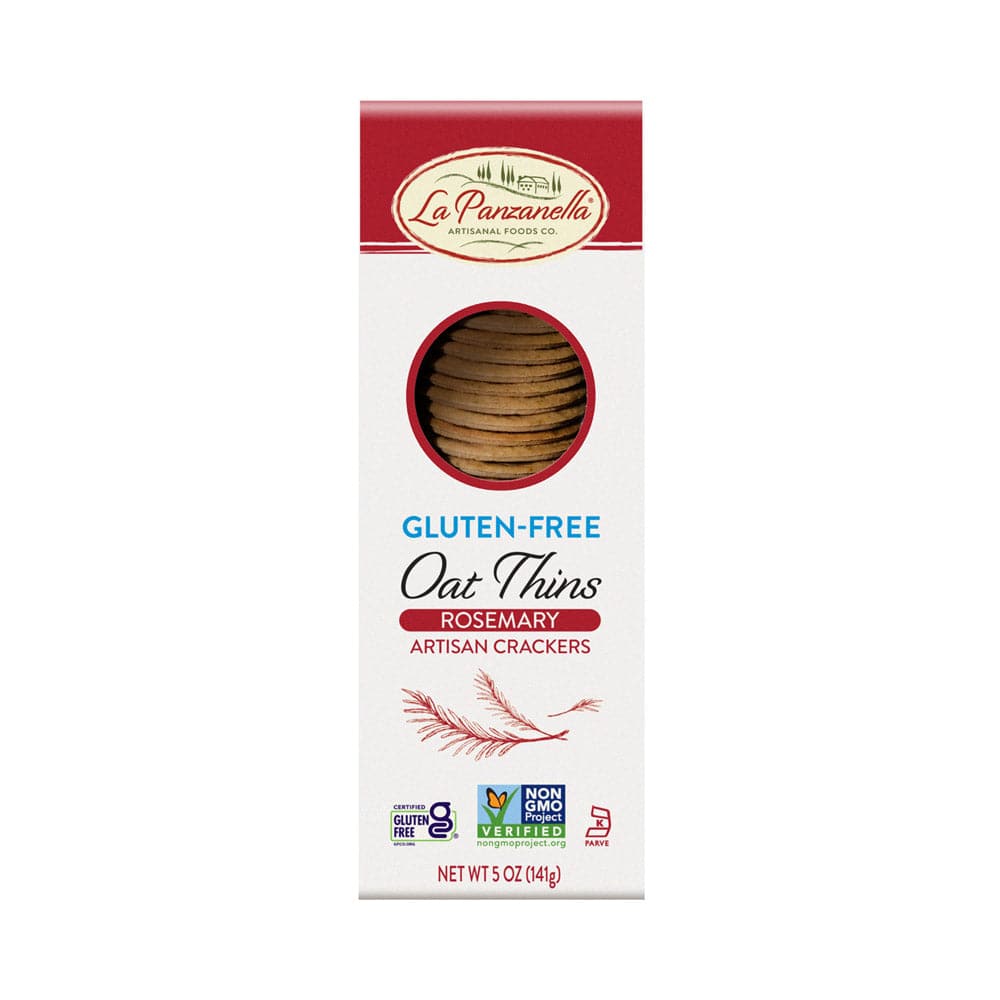 La Panzanella – Gluten Free Rosemary Oat Thins, 5 Oz
