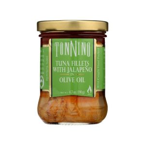 Tonnino Tuna Fillets with Jalapeño in Olive Oil