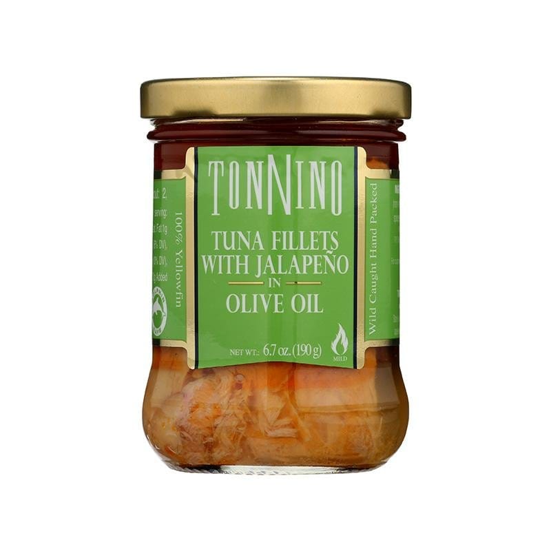 Tonnino Tuna Fillets with Jalapeño in Olive Oil