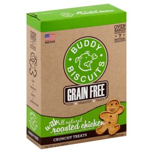 Buddy Biscuits Oven Baked Roasted Chicken Crunchy Dog Treats – 16oz