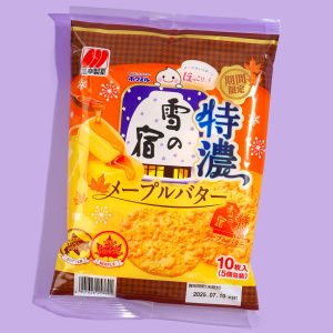 Sanko Yuki No Yado Extra Rich Rice Crackers – Maple Butter