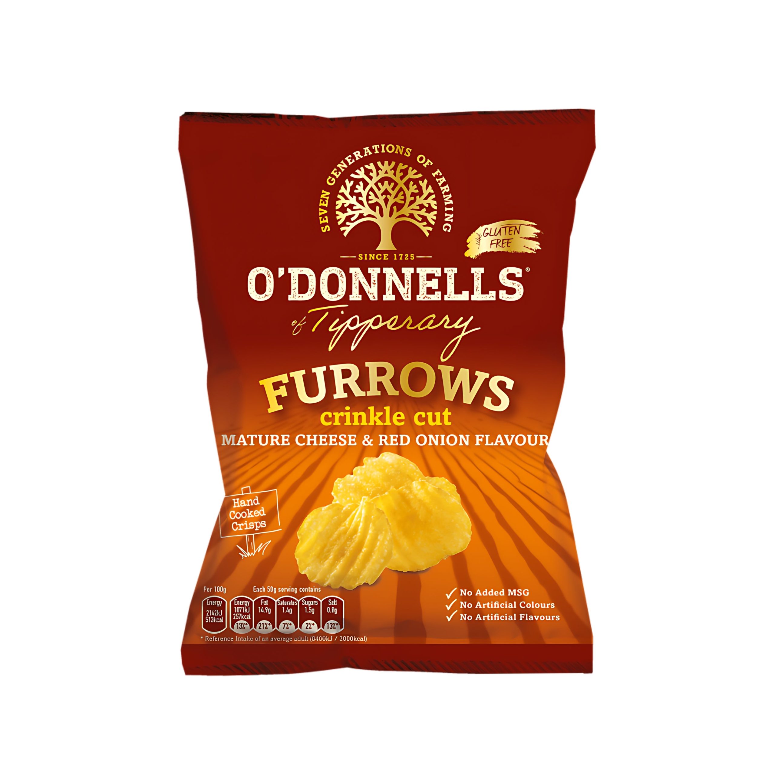 O’Donnells Furrows Cheese & Onion (Ireland)