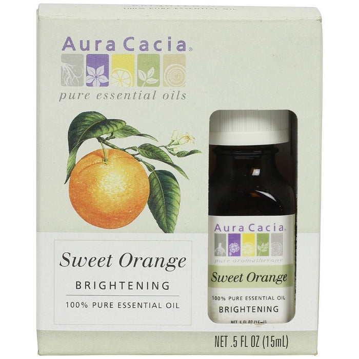 Aura Cacia – Essential Oil Sweet Orange Boxed, 0.5 oz – Pack of 1