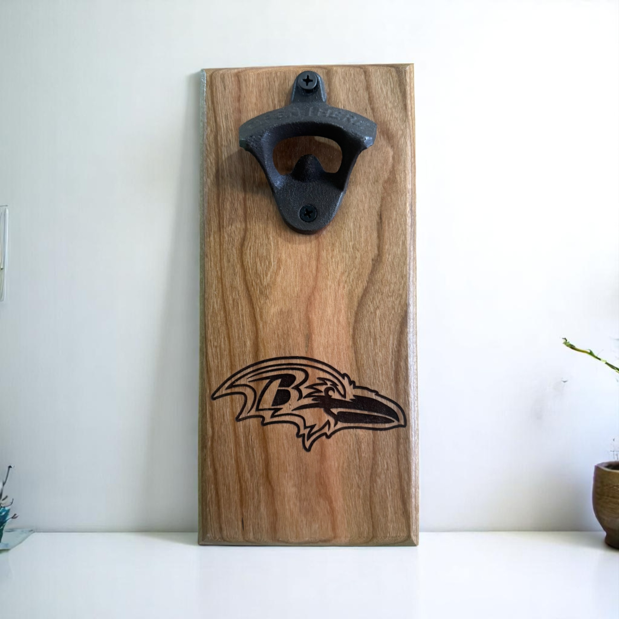 Leroy Magnetic Bottle Opener Ravens Head