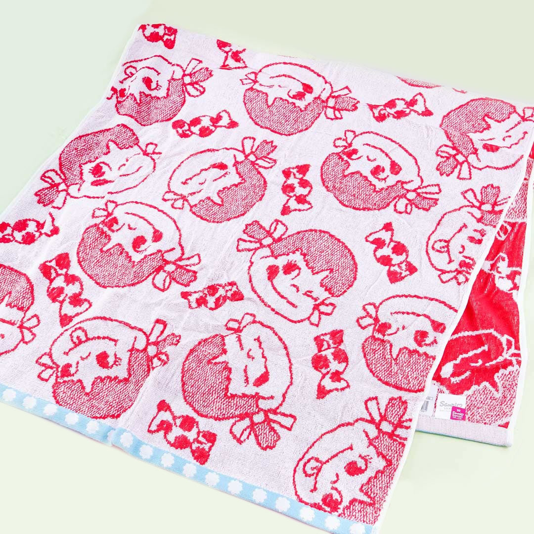 Milky Peko-Chan Candy Bath Towel