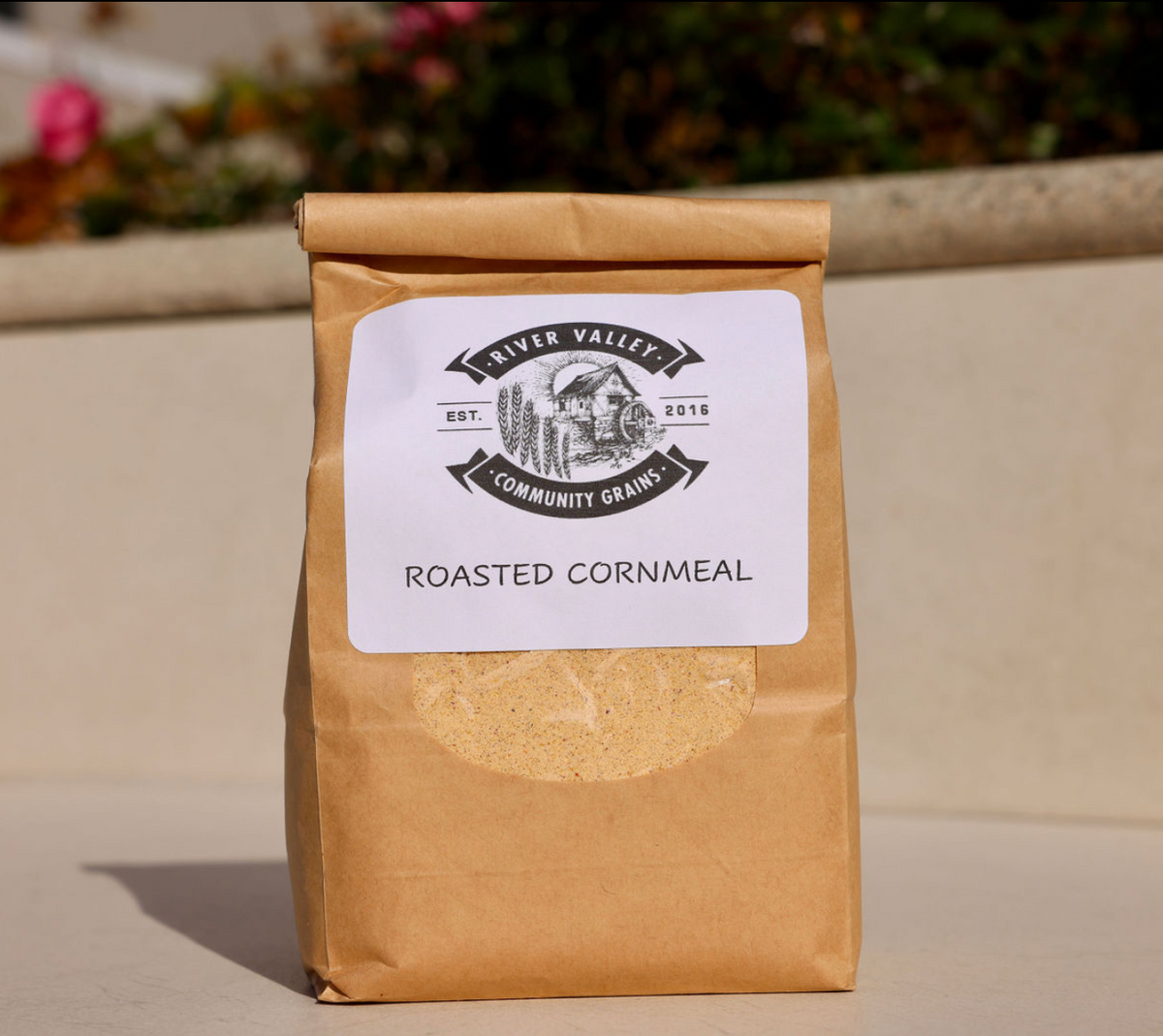 River Valley Community Grains Roasted Cornmeal Bag – 6 bags x 1.25 LB case