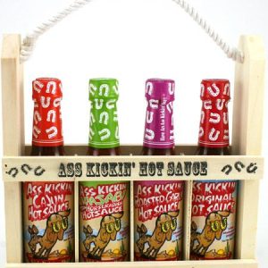 Ass Kickin Hot Sauce Crate, 15oz.