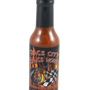 Race City Sauce Works “Moonshiners Run” Whisky Barrel Hot Sauce, 5oz.