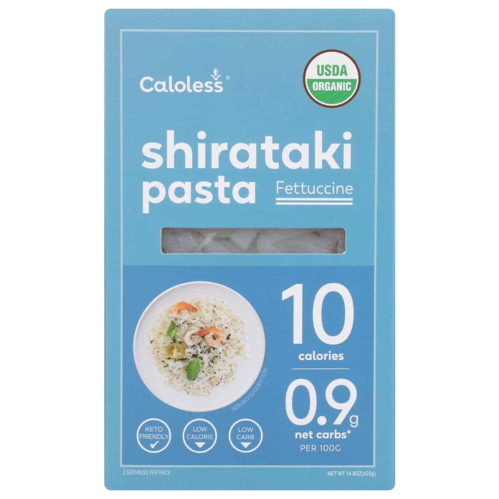 Caloless – Organic Shirataki Fettuccine Pasta, 14.8 Oz