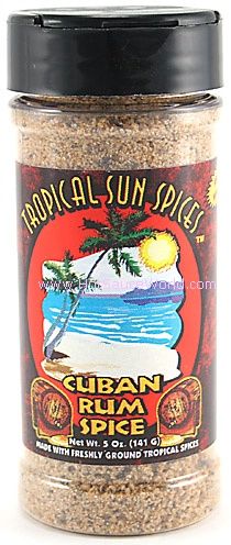 Tropical Sun Cuban Rum Spice, 5oz.