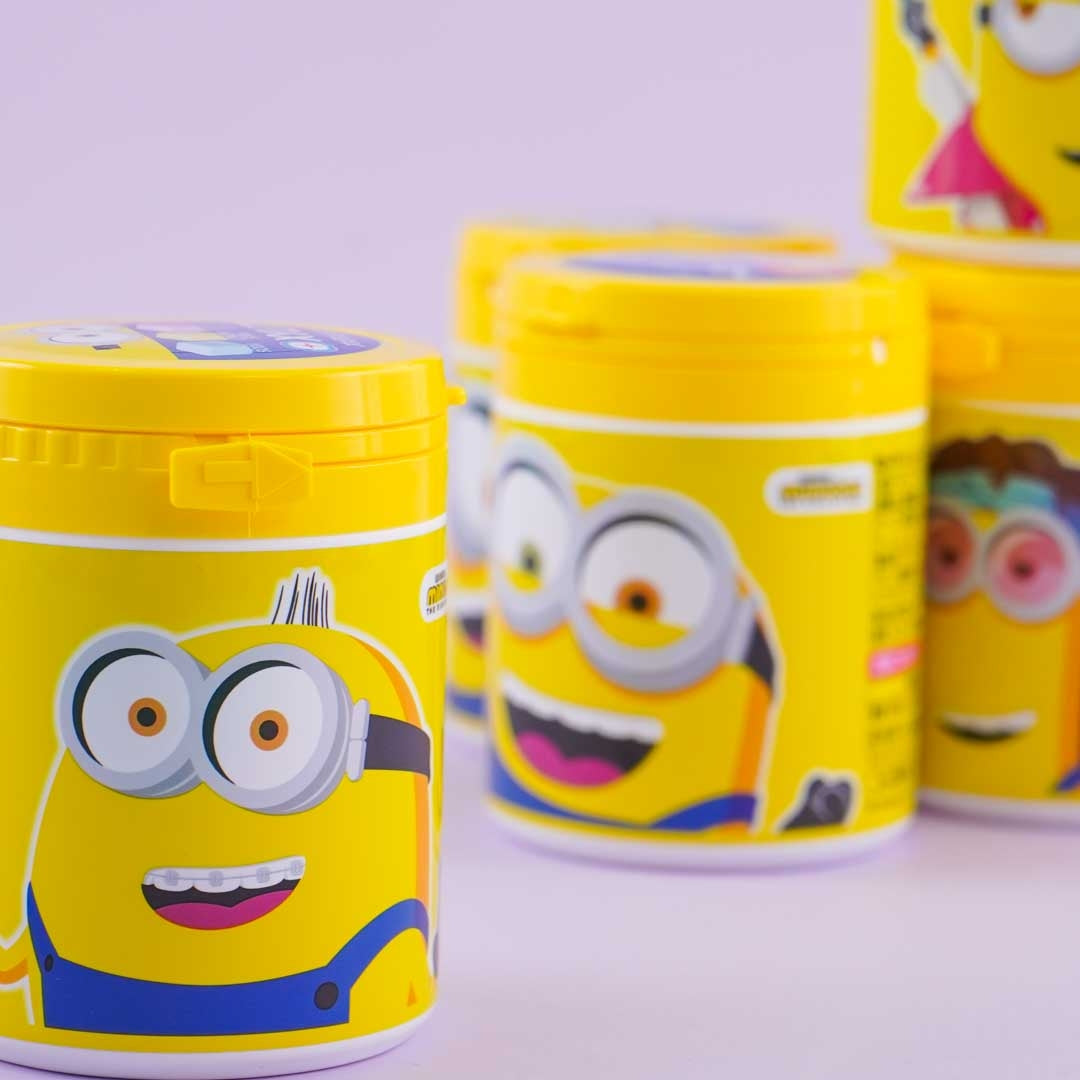 Minions Xylitol Gum Bottle – Assorted Flavors